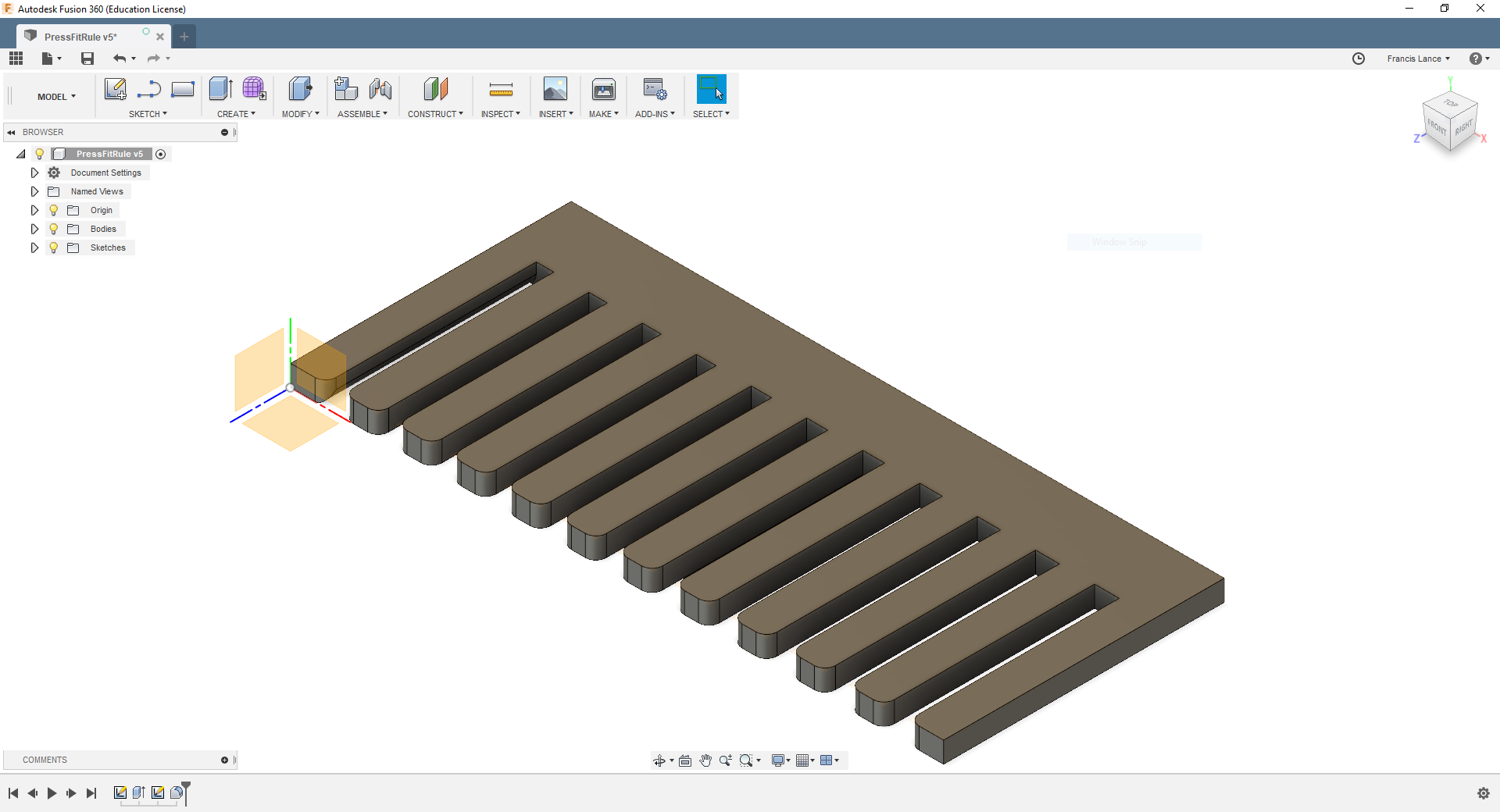 Fusion360PressFitRuler